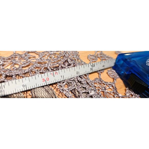 Vintage Scarves Set Neiman Marcus Italian Silk Geometric & Lace Checkered - Picture 14 of 14